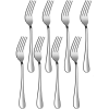 Aursear Upgrade Stainless Steel Dinner Forks Set, Salad Forks,Silver