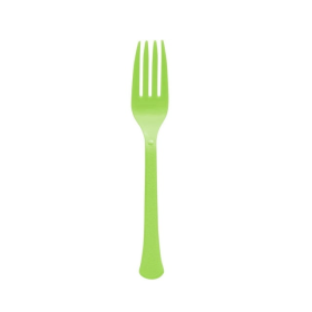 Kiwi Green Plastic Forks, 20 Ct., Full Size