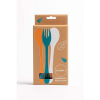 Knork Eco Plant Based 24 Pack Reusable Bamboo Flatware Set (MULTI)