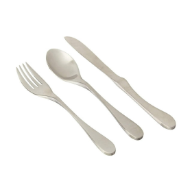 KNORK Original Flatware Starter Set, 12 Piece, Matte Finish