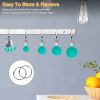 8Pcs Plastic Measuring Spoons Cups Scale Teaspoon Tablespoon Set Kitchen Utensil Tools