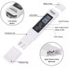 1PC White Digital Water Quality Tester TDS EC Meter Range 0-9990 Multifunctional Water Purity Temperature Meter TEMP PPM Tester