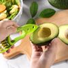 Multifunctional Avocado Cutter Corer Butter Fruit Slicer Peeler Pulp Separator Plastic Knife Kitchen Tools Gadgets Accessories