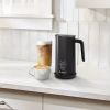 4-in-1 Milk Frother + Steamer - Black