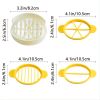 1pc 3 In 1 Egg Slicer; Multi-functional Egg Cutter; Kitchen Creative Tools