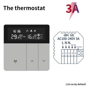 Tuya WiFi Smart Thermostat APP Remote Alexa Alice Home Temperature Controller 11V 220V Electric Heating Smart Life (Color: 3A Water Gas Boiler)