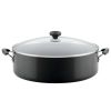 Easy Clean 14" Nonstick Family Pan, Jumbo Cooker With Lid