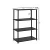 No Tools 4-Shelf Storage Bookcase