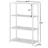 No Tools 4-Shelf Storage Bookcase