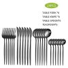 24pcs Dining Room Dinnerware Set Stainless Steel Cutlery Set